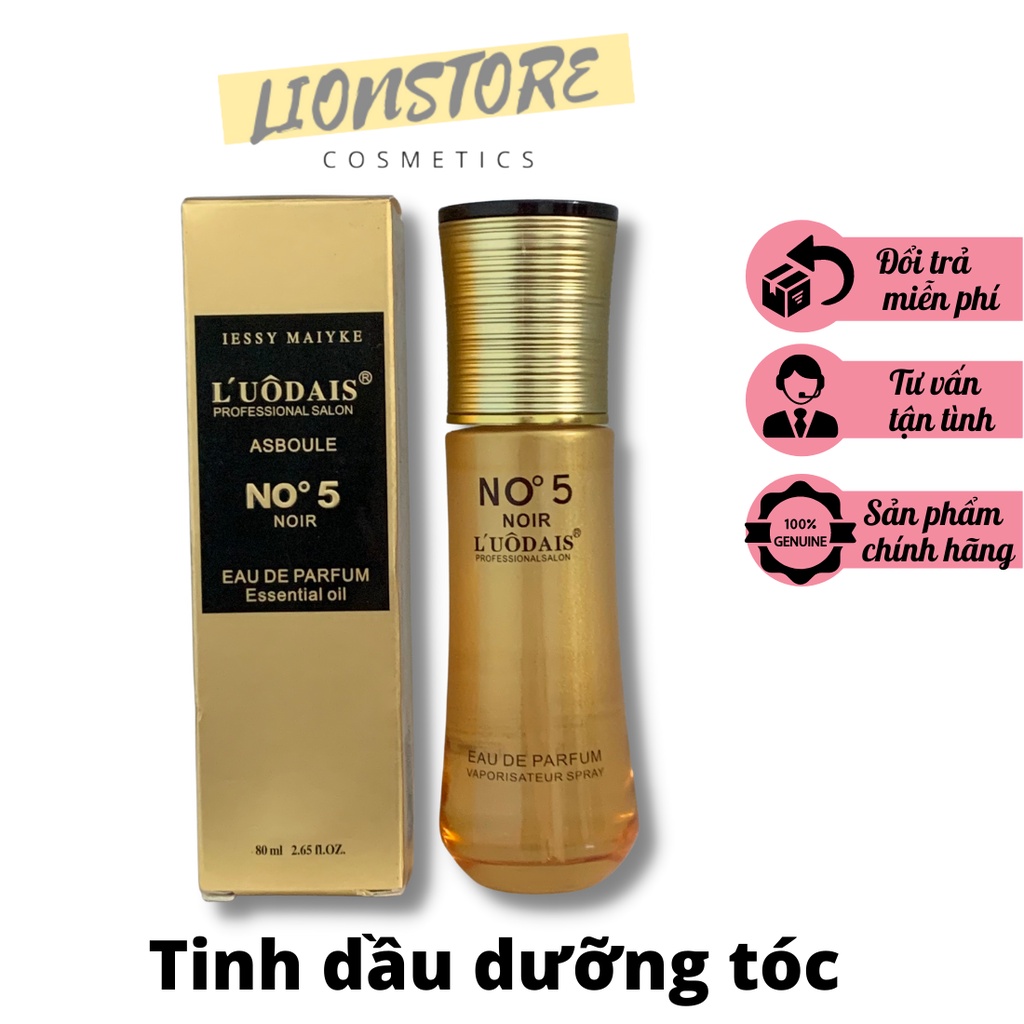 Tinh dầu dưỡng tóc thơm tốt nhất giá rẻ L'UÔDAIS NO5 80ml chuẩn hàng công ty chính hãng