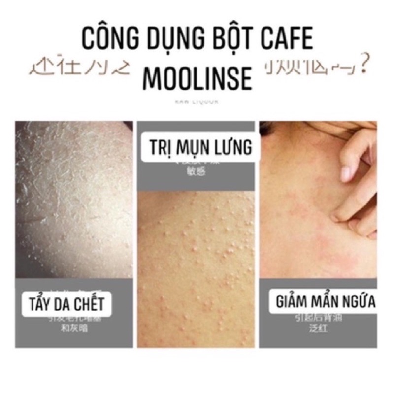 Tẩy da chết cafe muối biển và dừa khô(Hàng có sẵn)