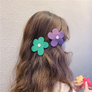 Kẹp tóc hoa 5 cánh bản lớn cute
