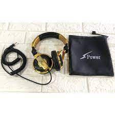 TAI NGHE  DJ  POWERNEER HDJ-1000 MÀU VÀNG  SIÊU HAY KÈM TÚI ĐỰNG