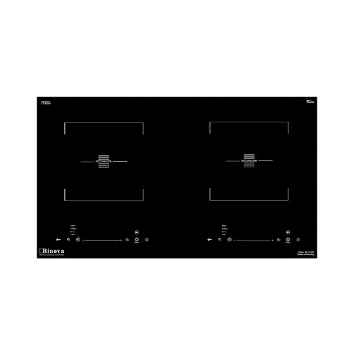 Bếp từ đôi Binova BI 555GM Nhập khẩu nguyên chiếc từ Đức - Công nghệ biến tần Inverter  tiết kiệm điện năng