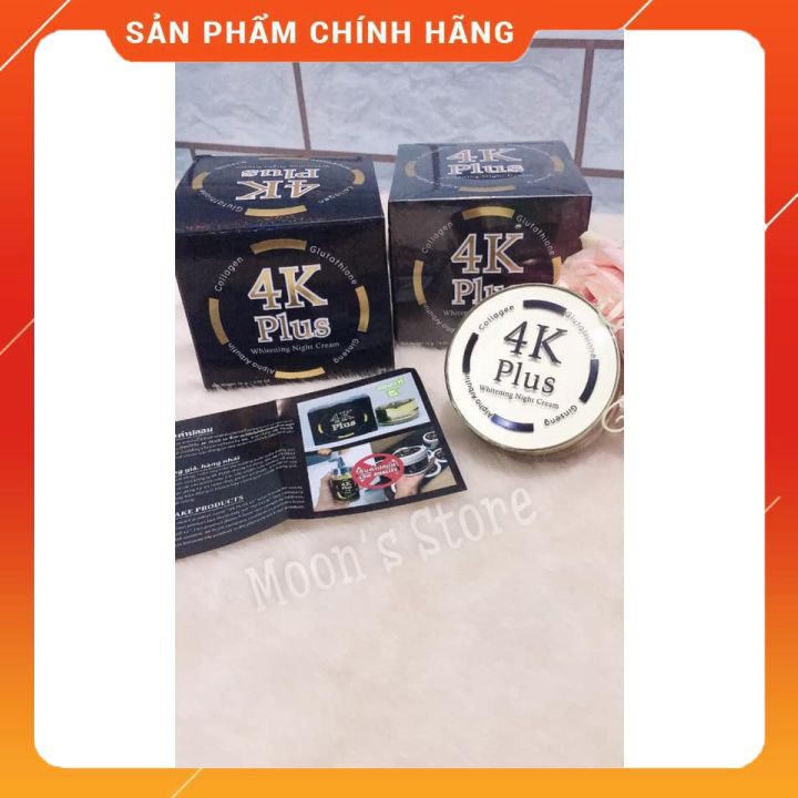 [ Freeship] Kem Dưỡng Trắng Da Giảm Thâm Mụn Ban Đêm 4k Pkus