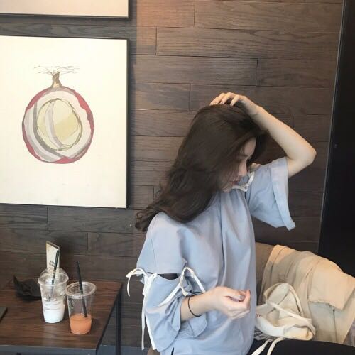 Áo thun nữ Ngắn Tay Dáng Rộng Phong Cách Harajuku Hàn Quốc Cho Nữ WT-TX-15