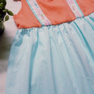 Đầm cánh tiên linen xô