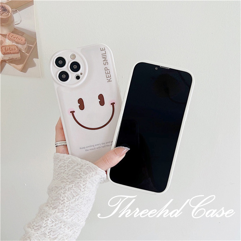 Ốp Điện Thoại TPU Mềm Đệm Khí Chống Rơi In Hình Mặt Cười Cho iPhone 14 13 12 11 Pro Max SE 2020 X Xr Xs Max 8 7 6 6s Plus