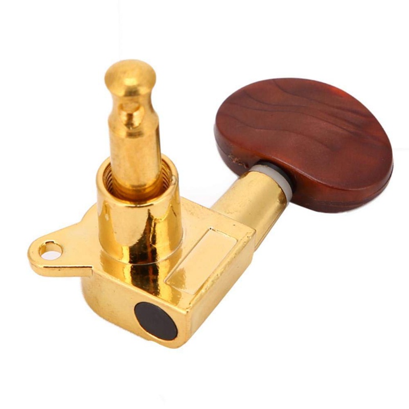 Chốt Vặn Điều Chỉnh Dây Đàn Guitar Điện Acoustic Hình Bán Nguyệt (3L + 3R)