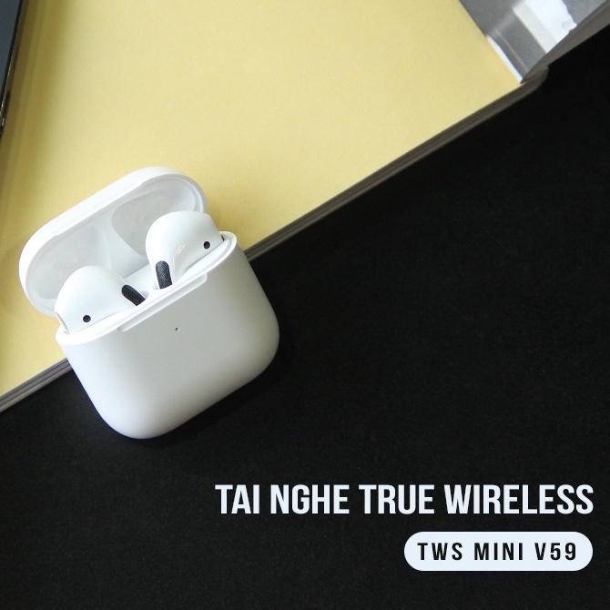 Tai nghe Bluetooth AP V59 Chính Hãng WK True Wireless Thể Thao TWS Bảo Hành 2 Năm