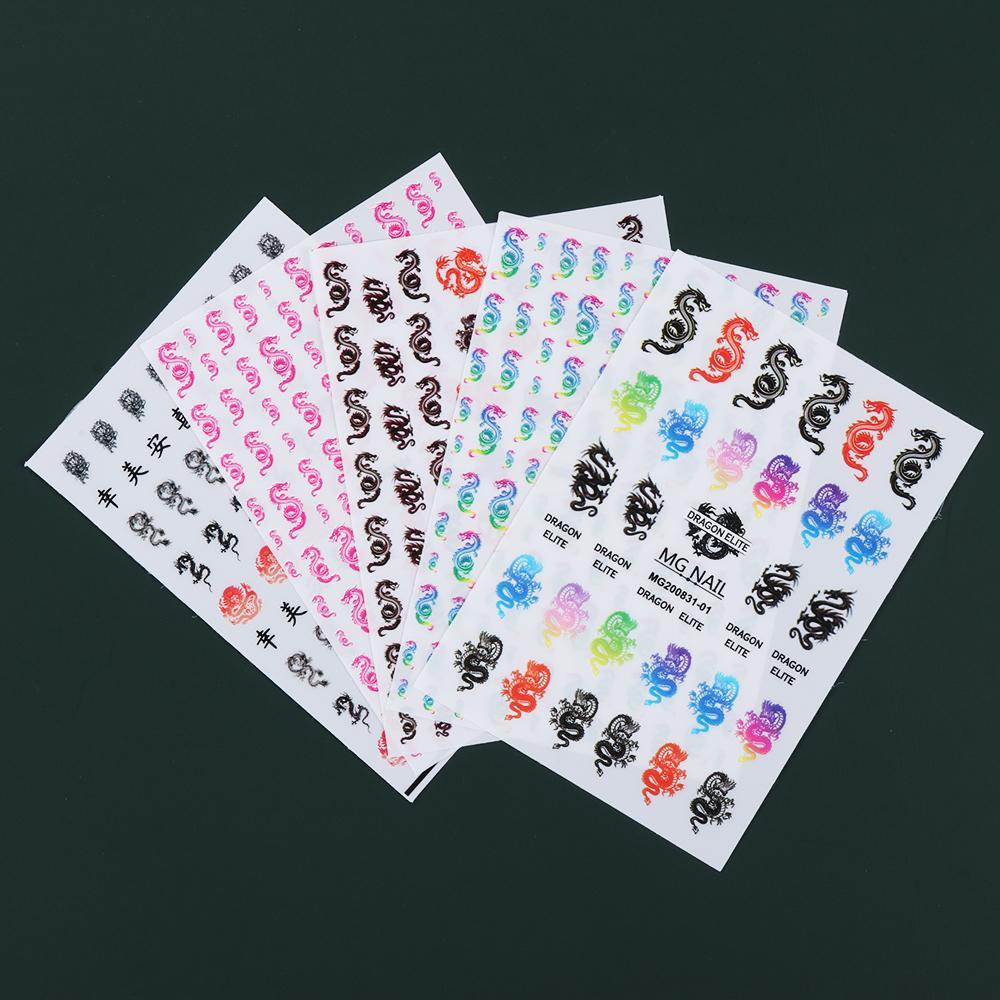 Miếng Dán Trang Trí Móng Tay Họa Tiết Hoa Bướm 3D DIY