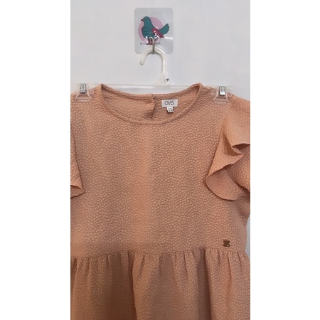 Áo babydoll Hồng nude OVS new