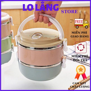 Hộp đựng cơm 2 ngăn giữ nhiệt lõi inox siêu bền cao cấp