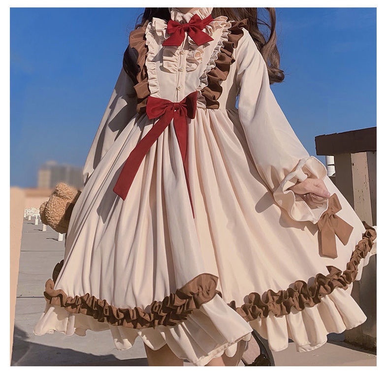 Đầm Lolita Thời Trang Thu Đông Xinh Xắn Dành Cho Nữ