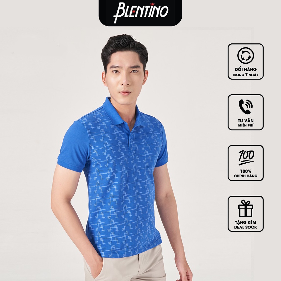 Áo polo nam cao cấp cổ bẻ họa tiết PL1021 kiểu dáng Basic chất cotton thoáng mát