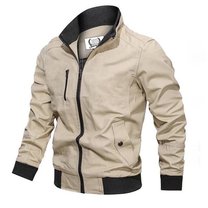 Áo khoác kaki nam đi mưa 5 màu hiện đại, phong cách trẻ trung 2022