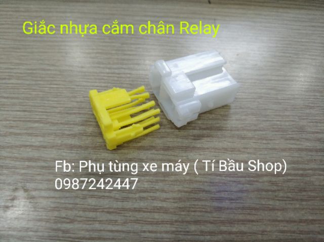 GIẮC NHỰA CẮM CHÂN RELAY