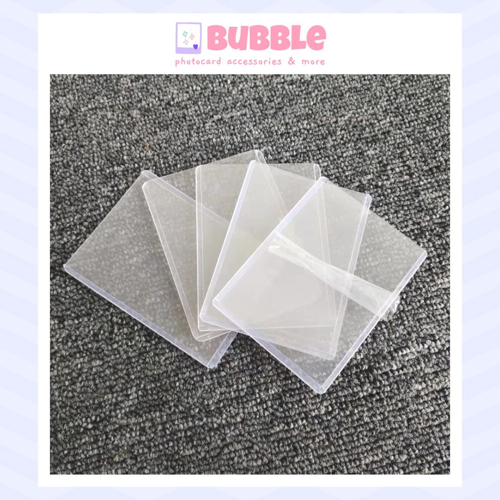 Toploader B8 có seal top loader dọc ngang bảo vệ card thẻ nhựa cứng đựng photocard thẻ bài Kpop Anime trong suốt