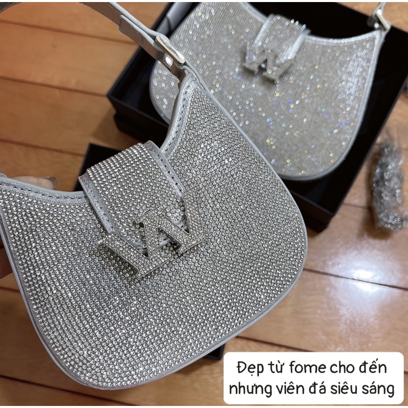 Túi WANG W ngắn full đó size mini và size 22 kèm hộp siêu sang