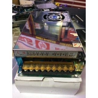 Nguồn tổng 12v-20a xịn, tụ lọc to, có quạt gió