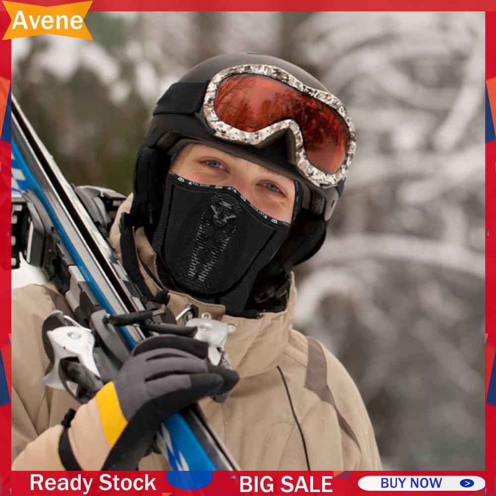 Khẩu Trang Giữ Ấm Chống Gió Phản Quang Tiện Dụng Khi Đi Xe Đạp