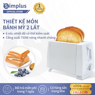 Mua Máy nướng bánh mì Simplus 750W chiếc máy làm đồ ăn sáng đa chức năng Máy nướng mini áp suất nhỏ Máy