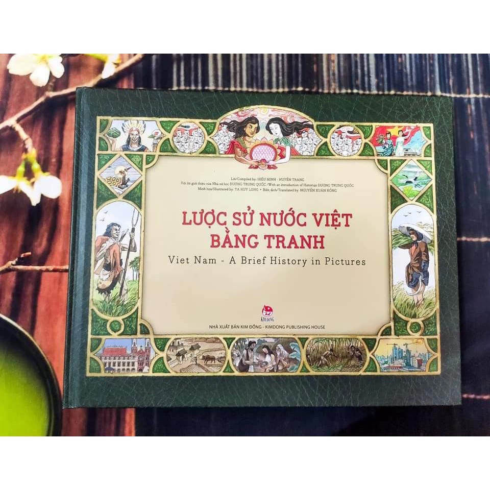 Sách - Lược Sử Nước Việt Bằng Tranh - Bìa Cứng - In Màu Toàn Bộ (Bình Book) | BigBuy360 - bigbuy360.vn