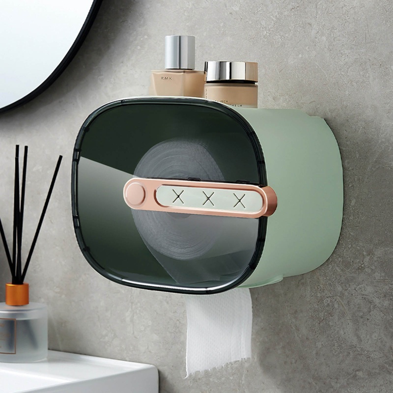 Giá Đỡ Hộp Khăn Giấy Gắn Tường Tiện Dụng Cho Nhà Tắm / Văn Phòng / Quán Bar