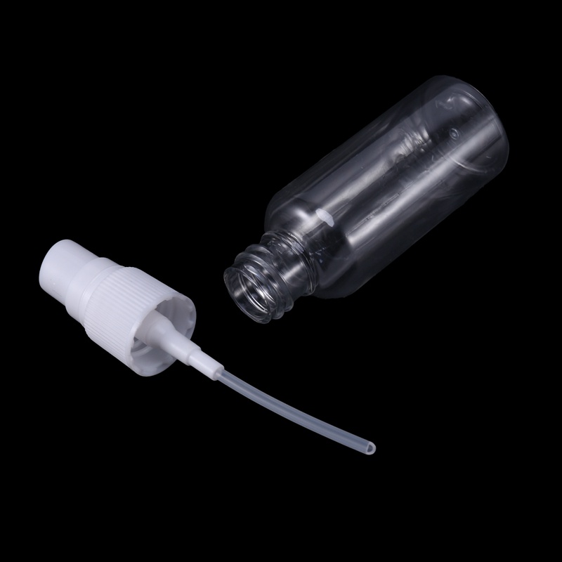 20 CÁI 30 Ml '1Oz) Chai xịt sương mù bằng nhựa trong suốt . Chai du lịch trong suốt . Chai xịt xịt có thể nạp lại có thể mang lại cho du lịch. Làm sạch, Tinh dầu