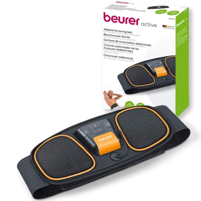 Máy Massage Bụng Giảm Mỡ Beurer EM32 Chính Hãng Đức, Máy Massage Bụng Xung Điện EMS