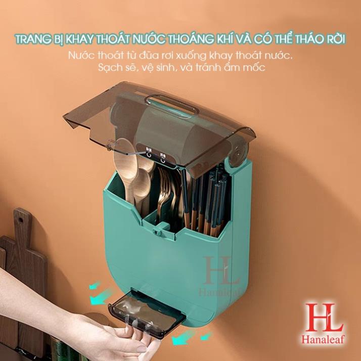 Hộp đựng đũa khử trùng thông minh HL, giúp đũa thìa tránh ẩm mốc bảo vệ sức khỏe