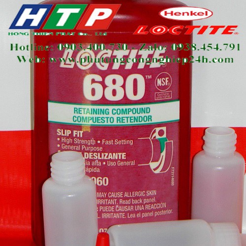 Loctite 680 loại 50ml chống xoay màu xanh lá
