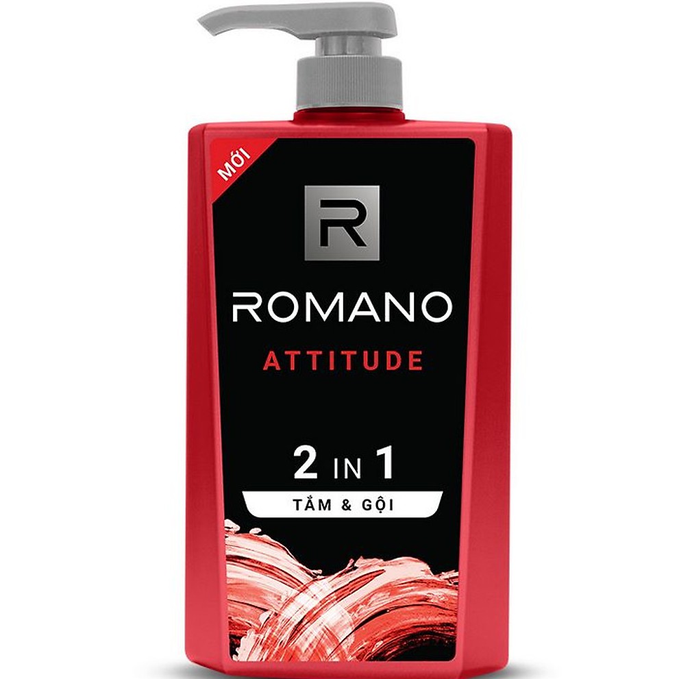 Tắm gội 2 trong 1 Romano Attitude hương nước hoa 650g