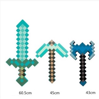 Combo 3 món kiếm cúp rìu Minecraft kim cương cực đẹp