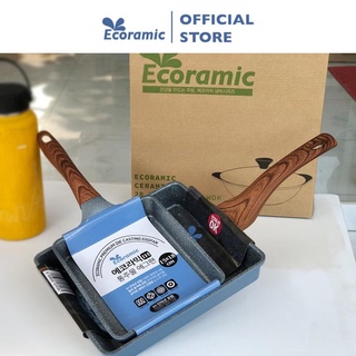 |CHÍNH HÃNG| Chảo đúc trứng vân đá ECORAMIC