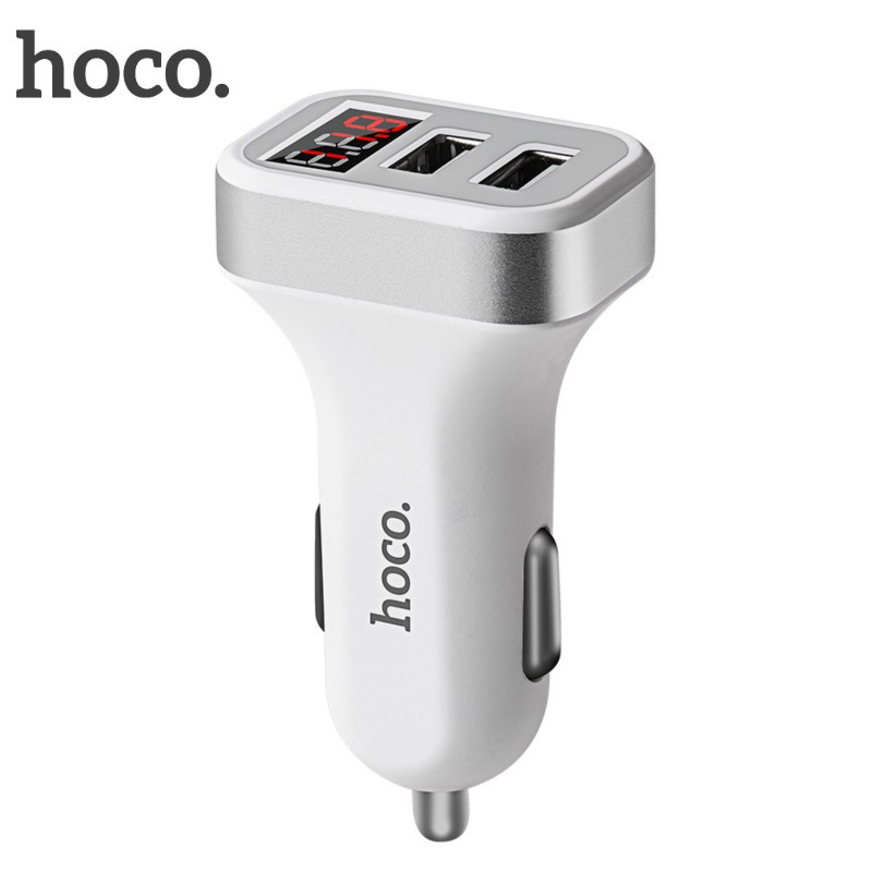 CODHOCO Z3 Car Charger Digital Display Dual USB Port Charging Adapter 3.1A