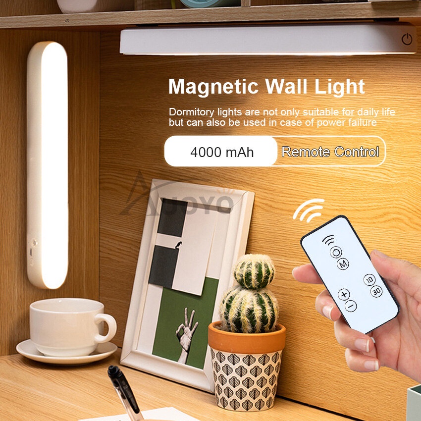 LED từ tính mini Auoyo sạc USB chức năng làm đèn ngủ đèn Tủ quần có thể xoay