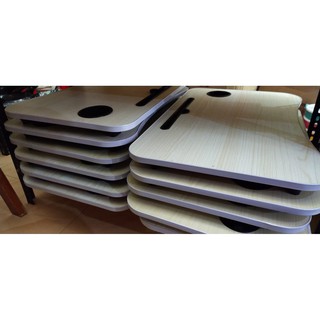 Bàn Để Laptop 2 Lỗ Màu Trơn Tiện Dụng