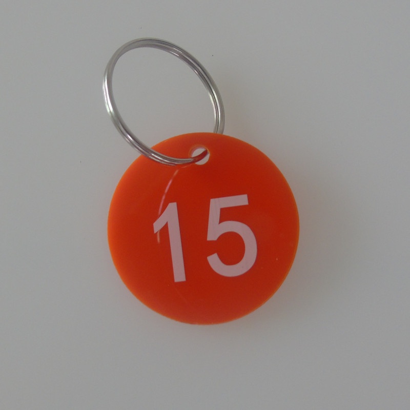 Thẻ số Móc khóa Mica cho Bể Bơi , Chịu nước tốt, Siêu Bền