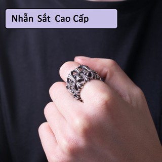 [Ảnh Thật] Nhẫn Chrome Heart Titan chất lượng cao
