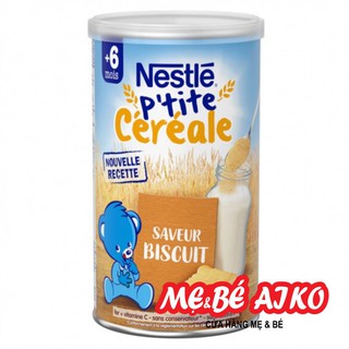 [Date T12.2021] Bột Ngũ Cốc lắc sữa Nestle Pháp vị bánh quy 6m+