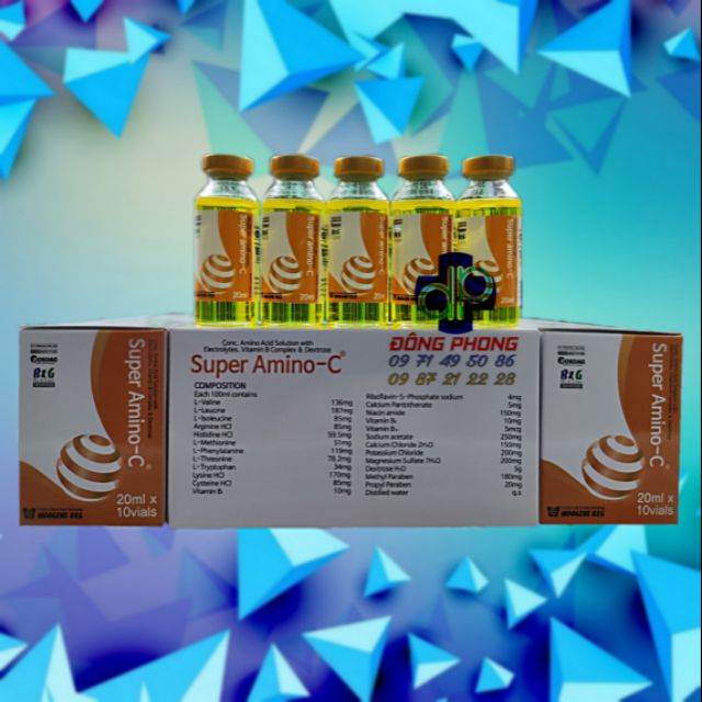 [HCM] Dung dịch Superamino C 20ml