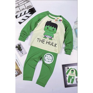 Bộ Thun dài tay hình ChiBi Siêu Nhân