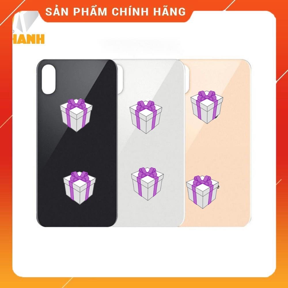 MIẾNG DÁN Kính cường lực lưng mặt sau ĐỔI MÀU THEO MÁY iPho X XS ( Không cần tách viền Camera ) , trong suốt
