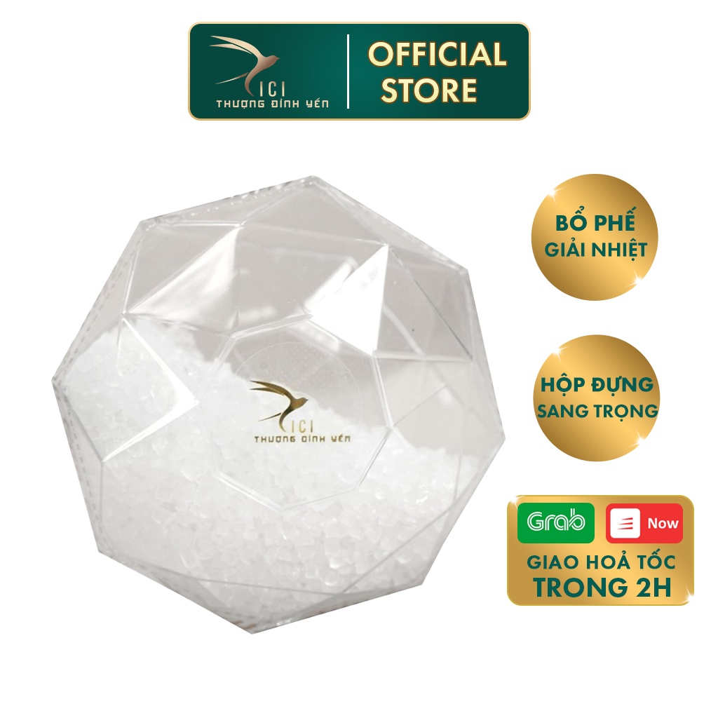 Đường Phèn Hạt Nhỏ Trắng CICI THƯỢNG ĐỈNH YẾN Giúp Bổ Phế, Giải Nhiệt Thanh Mát Tốt Cho Dạ Dày Hộp 50gr