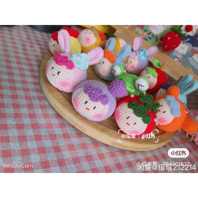 Móc khoá len em bé cute mẫu mới