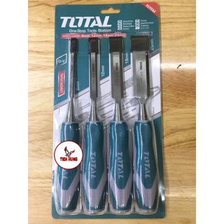Bộ mũi đục gỗ 4 chi tiết total tht41k0401