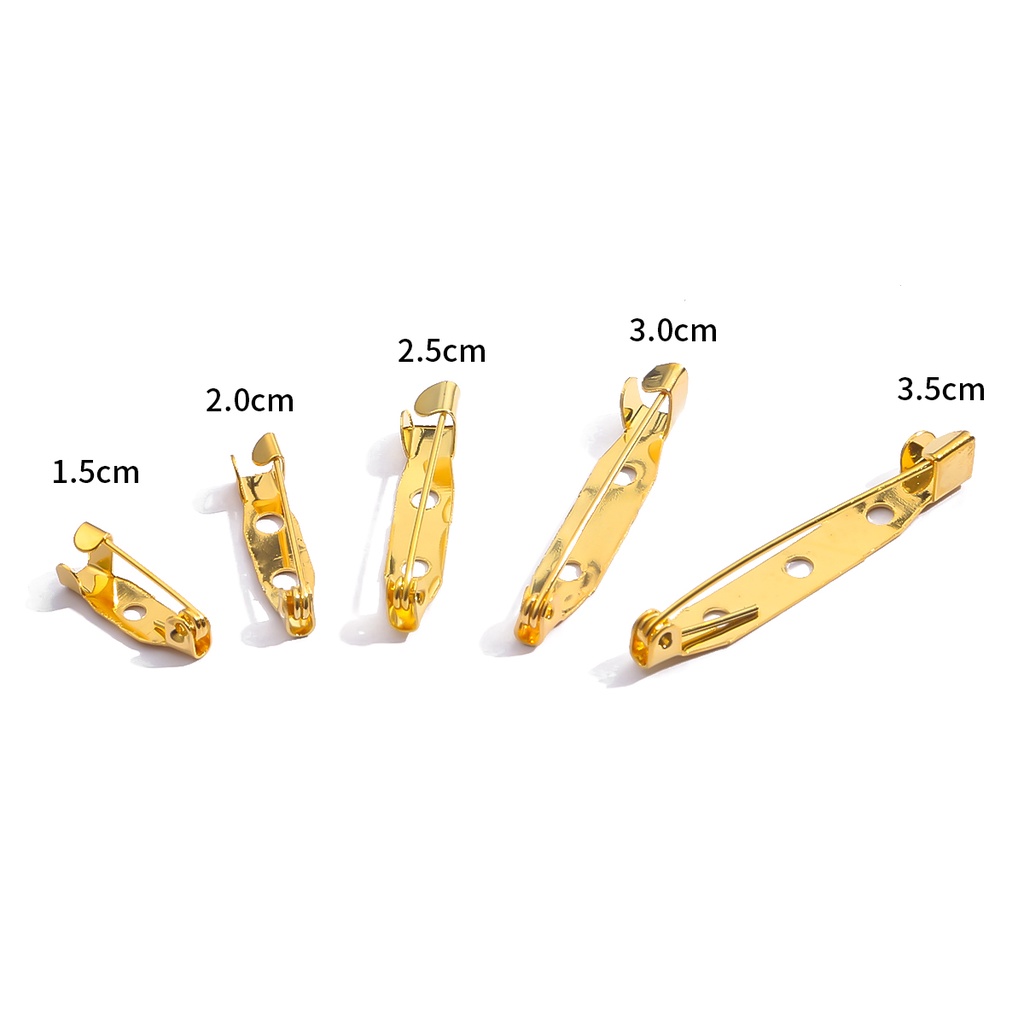 Set 10 Ghim Cài An Toàn Bằng Sắt Làm Trang Sức DIY