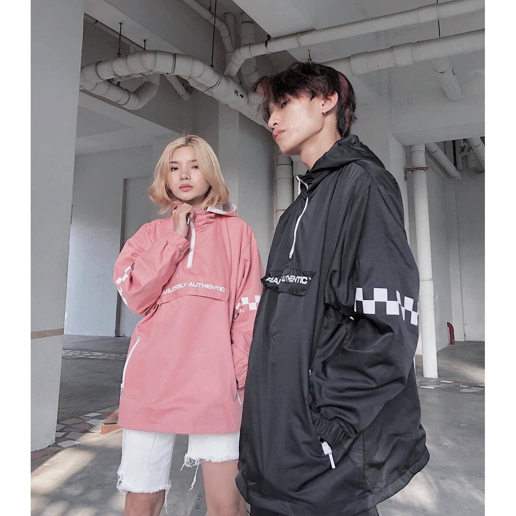 ÁO KHOÁC DÙ Phối Zip AUTHENTIC (kèm ảnh thật) - DTP16