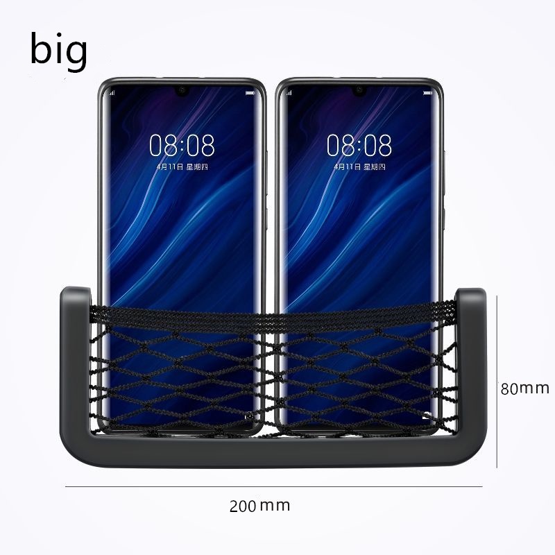 Túi Lưới Đựng Điện Thoại Gắn Xe Hơi Tiện Lợi Giá Đỡ