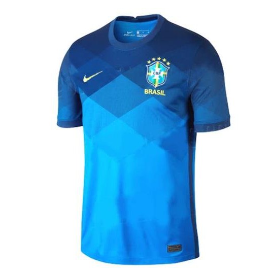 Áo Thun Đá Banh Đội Tuyển Brazil Jersey 2020 2021 Size S - Xxl