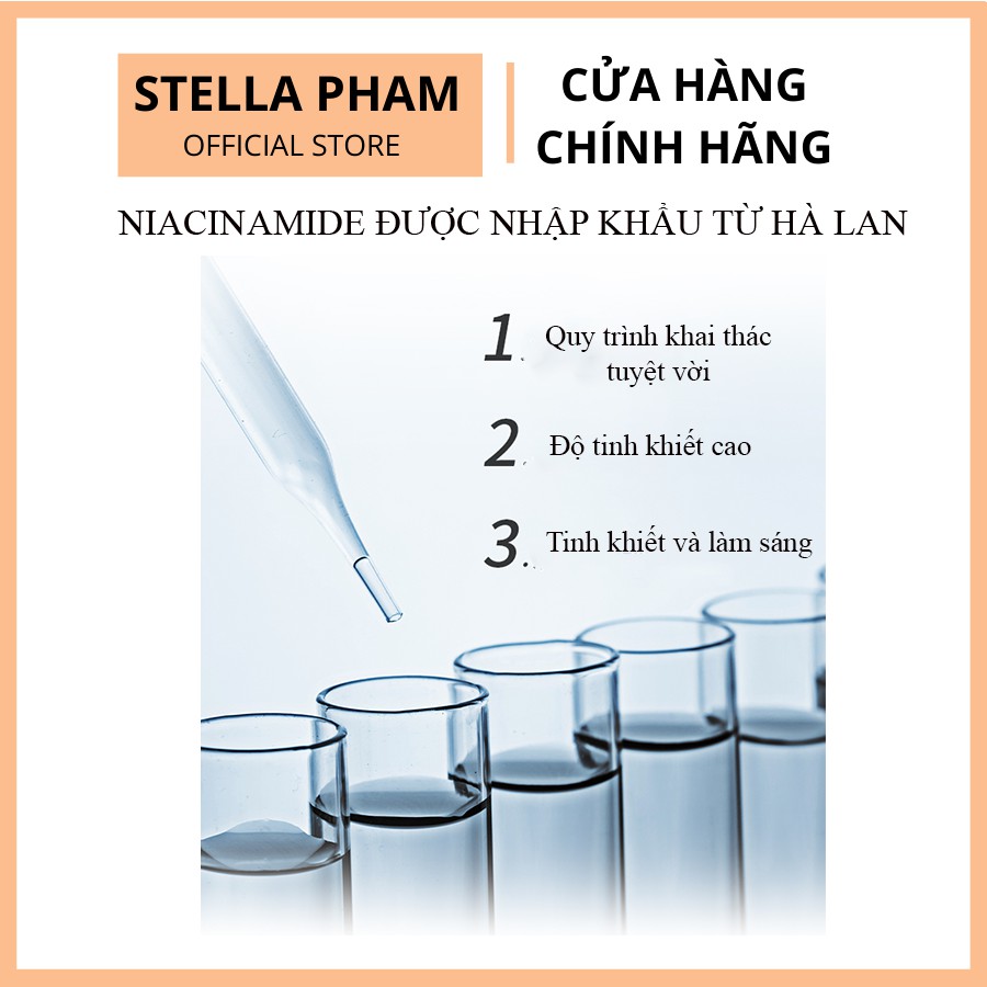 LUCENBASE | Tinh Chất Nicotinamide Lucenbase Essence 3% 5% 10% phục hồi trắng da trẻ hóa da se lỗ chân lông cân bằng da