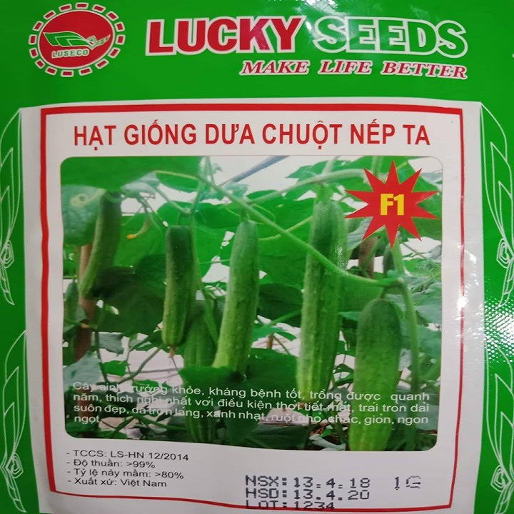 COMBO 5 GÓI HẠT GIỐNG DƯA CHUỘT NẾP GAI THƠM HÀN QUỐC